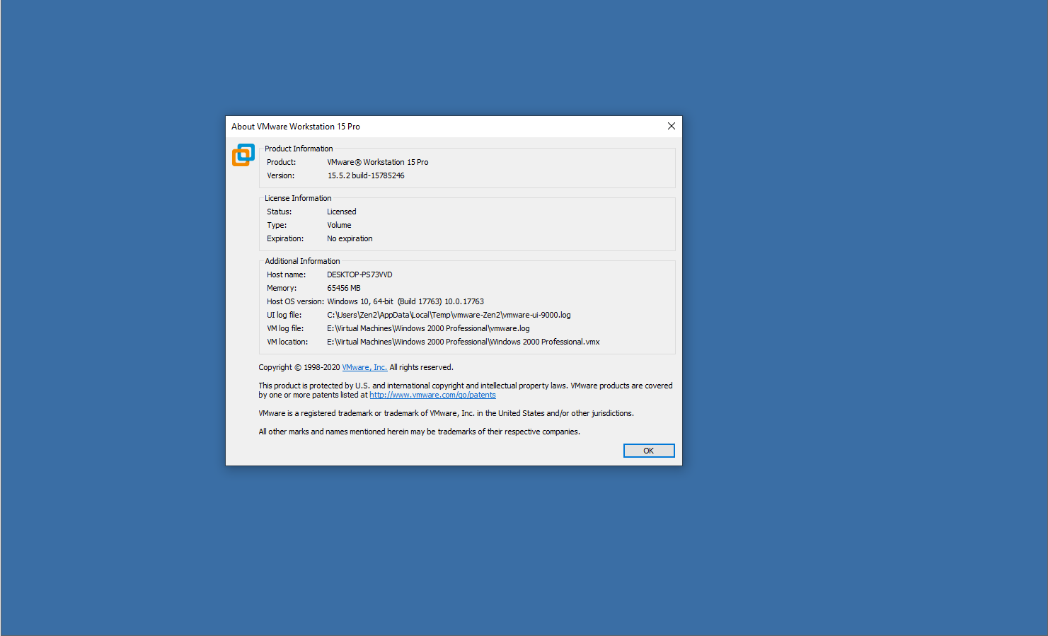 VMware WS Pro About.png