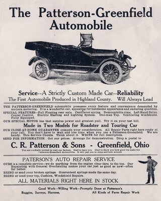 Patterson-Greenfield, African American Automaker, built cars from 1915–1918-poster.jpg