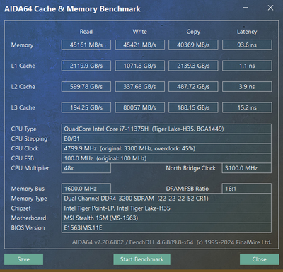 AIDA64 тест память и кеш i7 1135H 4300-3100-3200 20-22-22-46 CR1T.png