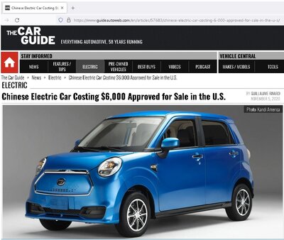 Chinese Electric Car for $6,000 Approved in the US.jpg