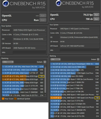 FX 8350 OC vs R5 1400 stock. Cinebench R15.png