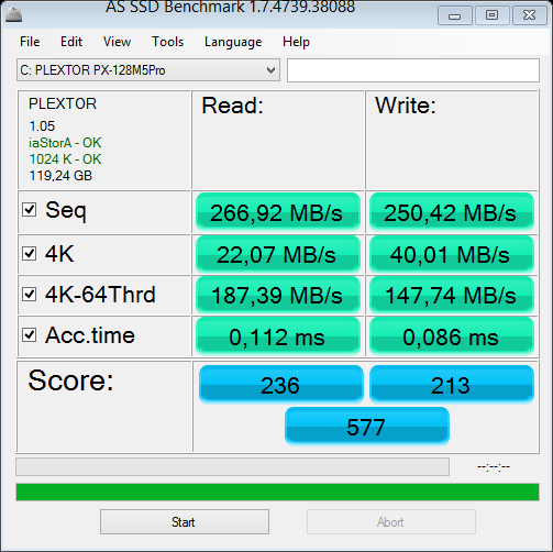 as-ssd-bench PLEXTOR PX-128M5 18.12.2013 20-37-50.png