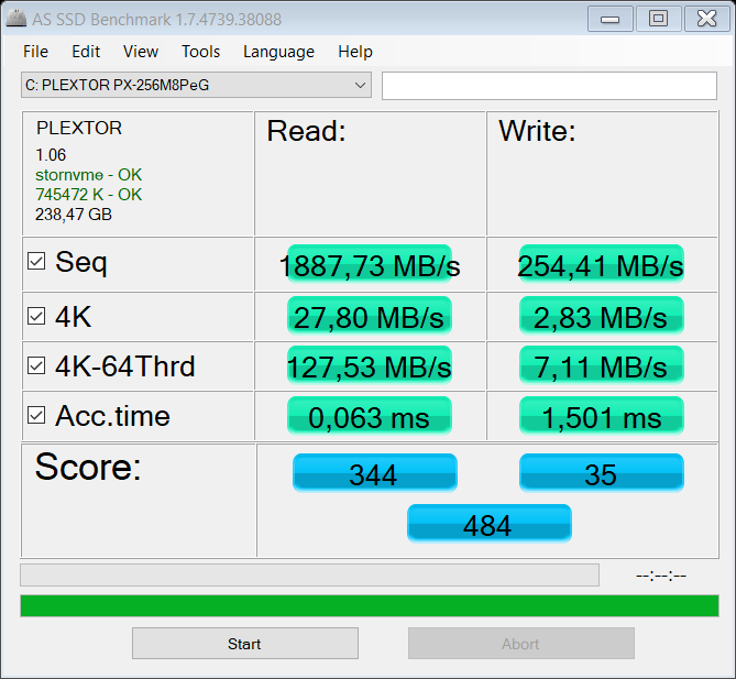 as-ssd-bench PLEXTOR PX-256M8 29.10.2017 22-59-30.png